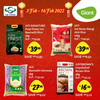 Giant Rice Promotion (3 February 2022 - 16 February 2022)