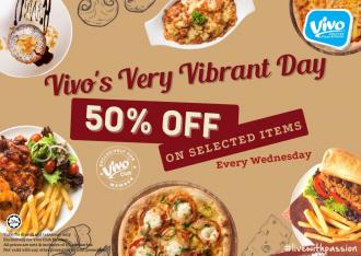Vivo Pizza Very Vibrant Day 50% OFF Promotion (9, 16, 23 February 2022)
