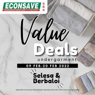 Econsave Undergarments Value Deals Promotion (9 February 2022 - 20 February 2022)