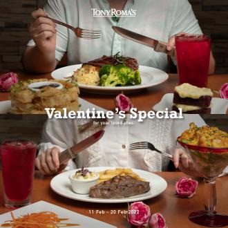 Tony Roma's Valentine's Special Menu (11 February 2022 until 20 February 2022)