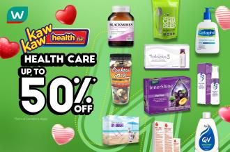 Watsons Health Care Sale Up To 50% OFF (10 February 2022 - 14 February 2022)
