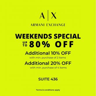Armani Weekends Sale Up To 80% OFF at Johor Premium Outlets (7 Feb 2022 - 6 Mar 2022)