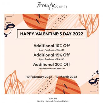 Beauty Scents Valentine's Day Sale at Genting Highlands Premium Outlets (10 February 2022 - 10 March 2022)