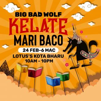 Big Bad Wolf Book Fair Sale at Lotus's Kota Bharu (24 Feb 2022 - 6 Mar 2022)