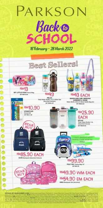 Parkson Back To School Promotion (16 February 2022 - 28 March 2022)