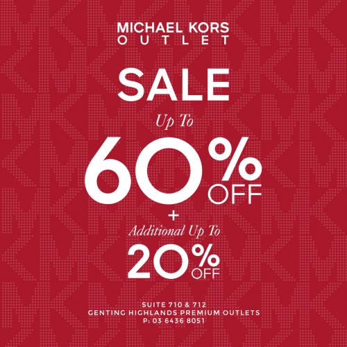Michael Kors Special Sale Up To 60% OFF at Genting Highlands Premium Outlets (16 February 2022 - 28 February 2022)