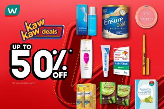 Watsons Kaw Kaw Deals Sale Up To 50% OFF (17 February 2022 - 21 February 2022)