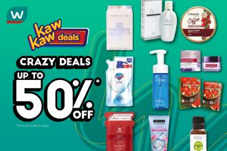 Watsons Crazy Deals Sale Up To 50% OFF (17 Feb 2022 - 21 Feb 2022)