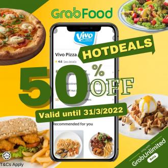Vivo Pizza Grabfood 50% OFF Promotion