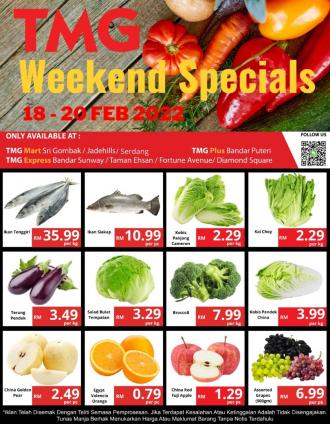 TMG Klang Valley Weekend Promotion (18 February 2022 - 20 February 2022)
