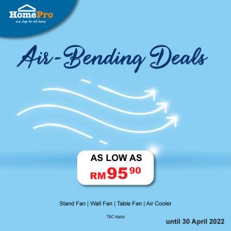 HomePro Air Bending Deals Promotion (valid until 30 April 2022)