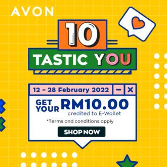 Avon Online 10 Tastic You Promotion Get E-Wallet Credit (12 February 2022 - 28 February 2022)