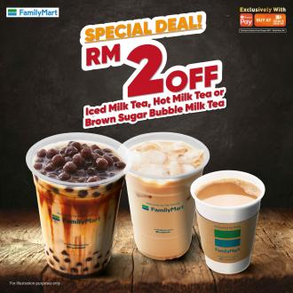 FamilyMart ShopeePay Milk Tea RM2 OFF Promotion (valid until 27 Feb 2022)