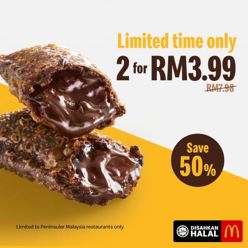 McDonald's 2 Chocolate Pies @ RM3.99 Promotion