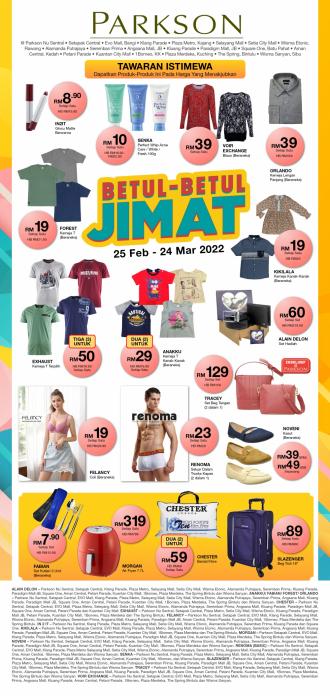 Parkson Betul Betul Jimat Promotion Catalogue (25 February 2022 - 24 March 2022)