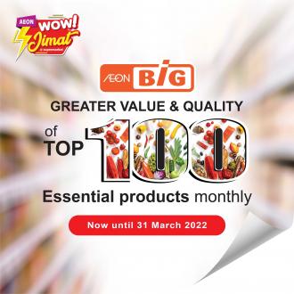 AEON BiG Top 100 Essential Products Promotion (1 March 2022 - 31 March 2022)