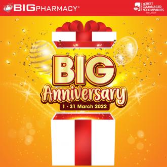Big Pharmacy Anniversary Promotion (1 March 2022 - 31 March 2022)