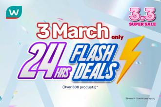 Watsons 3.3 24 Hours Flash Deals Sale (3 March 2022)
