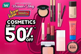 Watsons Cosmetics Sale Up To 50% OFF (3 March 2022 - 8 March 2022)