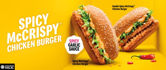 McDonald's Spicy McCrispy Chicken Burger