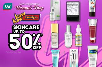 Watsons Skincare Sale Up To 50% OFF (3 March 2022 - 8 March 2022)