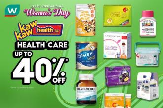Watsons Health Care Sale Up To 40% OFF (3 March 2022 - 8 March 2022)