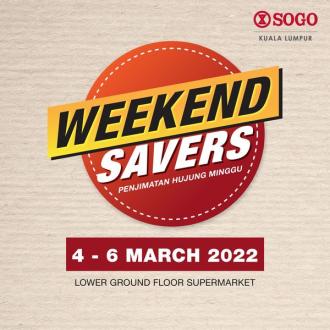 SOGO Kuala Lumpur Supermarket Weekend Savers Promotion (4 March 2022 - 6 March 2022)