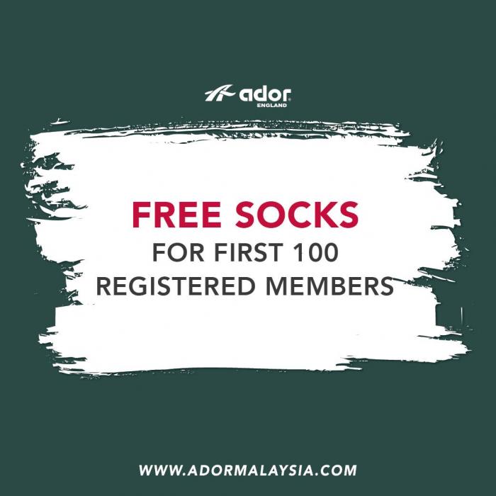 Ador Malaysia Giving Away FREE Socks