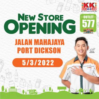 KK SUPER MART Jalan Mahajaya Port Dickson Opening Promotion (5 March 2022)
