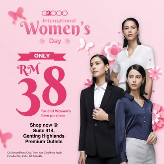 G2000 International Women's Day Sale at Genting Highlands Premium Outlets (4 Mar 2022 - 8 Mar 2022)