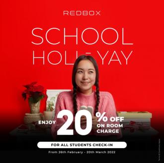 Red Box Karaoke March School Holiday Student 20% OFF Promotion (26 February 2022 - 20 March 2022)