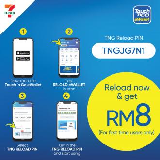 7 Eleven FREE Touch'n Go eWallet Credit Promotion