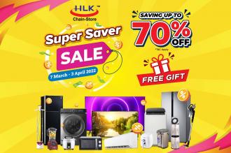 HLK Super Saver Sale Up To 70% OFF (7 March 2022 - 3 April 2023)