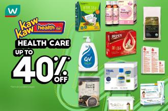 Watsons Health Care Sale Up To 40% OFF (10 March 2022 - 14 March 2022)
