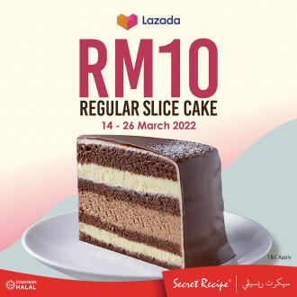 Secret Recipe Lazada Slice Cake @ RM10 Promotion (14 March 2022 - 26 March 2022)