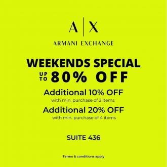 Armani Weekends Sale Up To 80% OFF at Johor Premium Outlets (11 Mar 2022 - 13 Mar 2022)