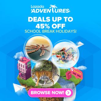 Lazada Adventures Deals Promotion Up To 45% OFF