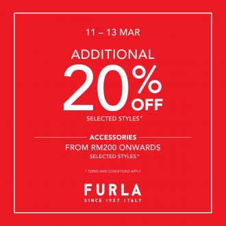 Furla Special Sale Additional 20% OFF at Genting Highlands Premium Outlets (11 Mar 2022 - 13 Mar 2022)