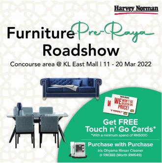 Harvey Norman Furniture Pre-Raya Roadshow Sale at KL East Mall (11 March 2022 - 20 March 2022)
