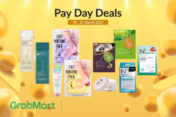 SaSa GrabMart Pay Day Deals Promotion (15 March 2022 - 31 March 2022)
