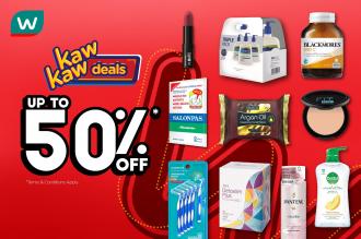 Watsons Kaw Kaw Deals Sale Up To 50% OFF (17 March 2022 - 21 March 2022)