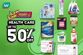 Watsons Health Care Sale Up To 50% OFF (17 March 2022 - 21 March 2022)