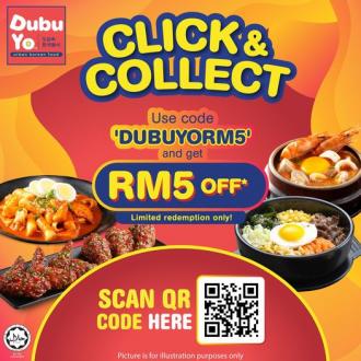 DubuYo Click & Collect RM5 OFF Promotion