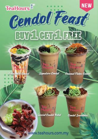 TeaHours Cendol Feast Buy 1 FREE 1 Promotion