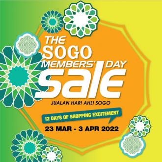 SOGO Members Day Sale (23 Mar 2022 - 3 Apr 2022)