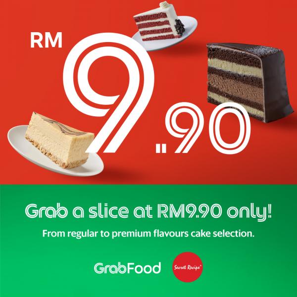 Secret Recipe GrabFood Cake @ RM9.90 Promotion