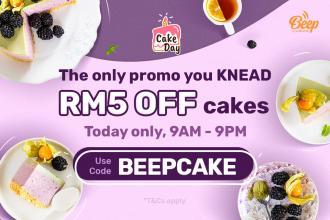Beep Cake Day RM5 OFF Promotion (22 Mar 2022)