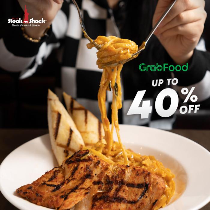 NY Steak Shack GrabFood Up To 40% OFF Promotion (valid until 31 March 2022)