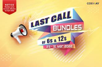 Cosway Bundles Promotion (23 March 2022 - 31 March 2022)