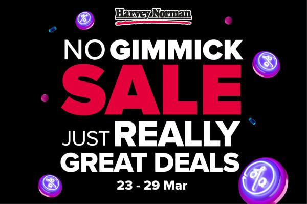 Harvey Norman No Gimmick Sale (23 March 2022 - 29 March 2022)